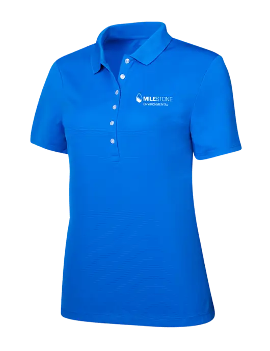 Callaway Womens Ottoman Royal Blue Polo w/Milestone Environmental Logo