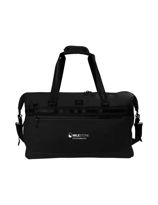 OGIO Black Commuter Duffel w/Milestone Environmental Logo