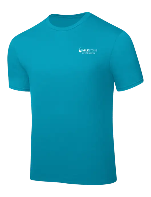 Sapphire PosiCharge Competitor Tee w/Milestone Environmental Logo