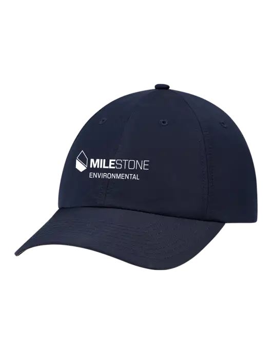 Richardson Relaxed Performance Lite Navy Cap w/Milestone Environmental Logo