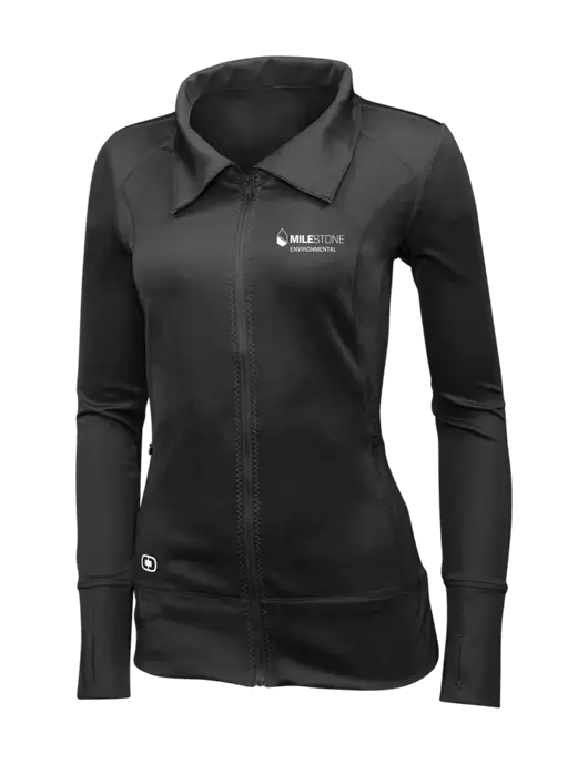 OGIO Blacktop Womens Endurance Fulcrum Full-Zip w/Milestone Environmental Logo