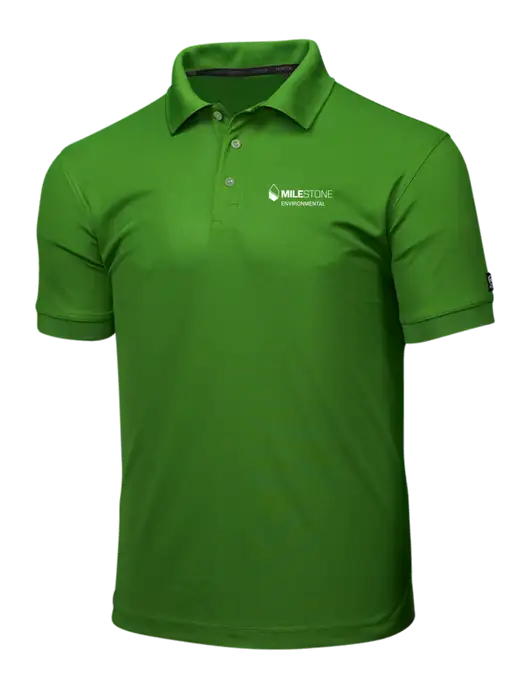 OGIO Dark Kelly Green Caliber 2.0 Polo w/Milestone Environmental Logo