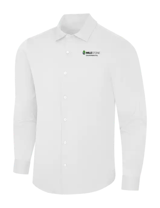 White City Stretch Shirt w/Milestone Environmental Logo