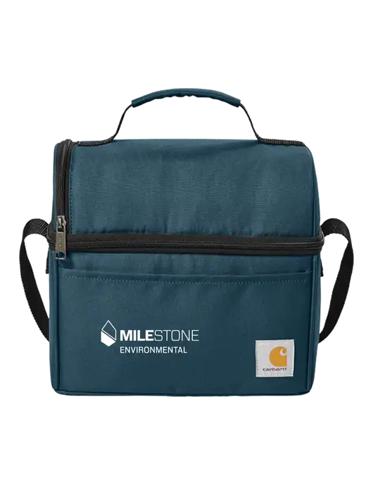 Carhartt Light Navy Lunch 6-Can Cooler w/Milestone Environmental Logo