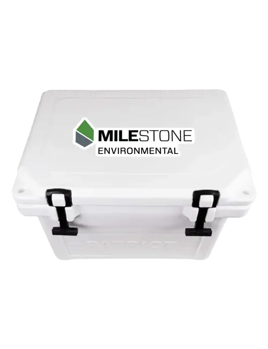  Patriot 20QT White Hard Cooler w/Milestone Environmental Logo